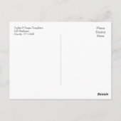 Luxury Font Typografie Romantic Beach foto Briefkaart (Achterkant)