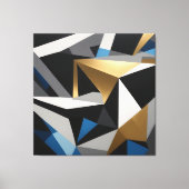 Luxury Geometric Prism Canvas Afdruk (Voorkant)