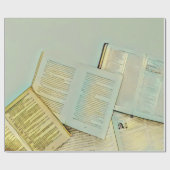 Luxury gifts for book lovers cadeaupapier (Vlak)