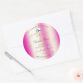 Luxury Girly Pink Gold Product Labels Logo (Envelop)