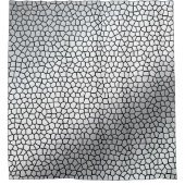 Luxury Glas in lood Silver Douchegordijn (Voorkant)