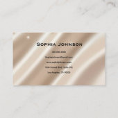 Luxury Glitter Business Card – Modern and Stylish  Visitekaartje (Achterkant)