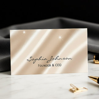 Luxury Glitter Business Card – Modern and Stylish  Visitekaartje