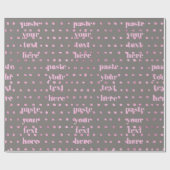 Luxury glitter dots cadeaupapier (Vlak)