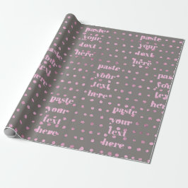 Luxury glitter dots cadeaupapier