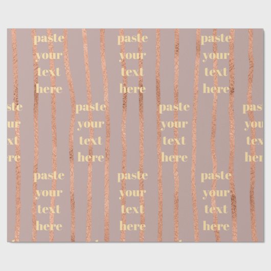 Luxury glitter stripes cadeaupapier (Vlak)