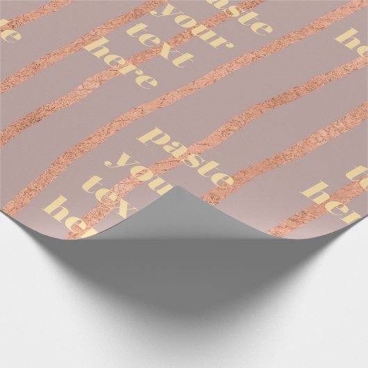 Luxury glitter stripes cadeaupapier (Hoek)