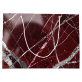 Luxury glossy red marble groot cadeauzakje (Achterkant)