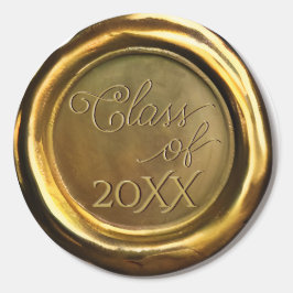 Luxury Gold Afstuderen Class Wax Seal Stickers