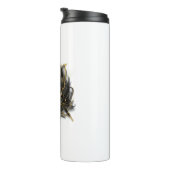 Luxury Gold and Black Abstract Marble  Thermosbeker (Geroteerd rechts)