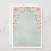 Luxury Gold Arch Wedding Invitation Kaart (Achterkant)