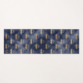 Luxury Gold Bee Navy Night Celestial viering Yogamat (Voorkant (horizontaal))