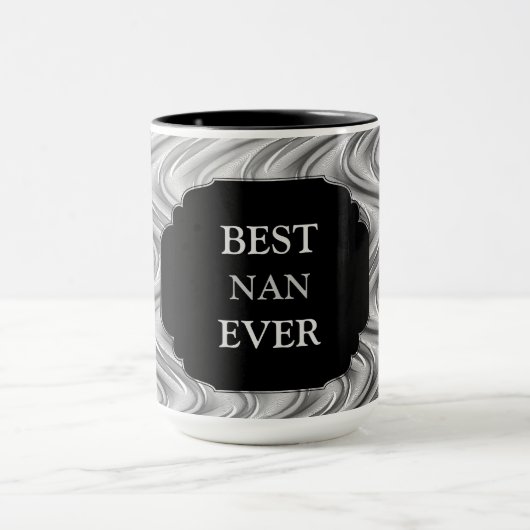 Luxury Gold "Best Nan Ever"-ontwerp Mok (Midden)