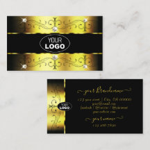 Luxury Gold Black  grenzen Juwelen met Logo