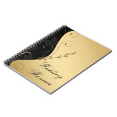 Luxury Gold-Black Wedding Planner Notitieboek (Linkerzijde)