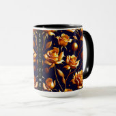 Luxury Gold Boho Roos Modern Collectie Mok (Voorkant rechts)