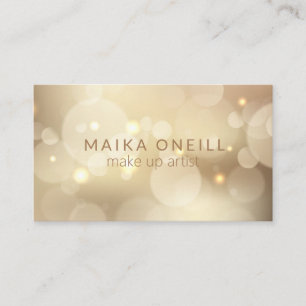 Luxury Gold Bokeh glitter professional Visitekaartje