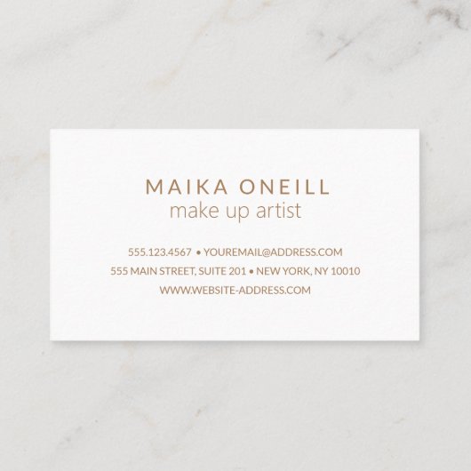 Luxury Gold Bokeh glitter professional Visitekaartje (Achterkant)