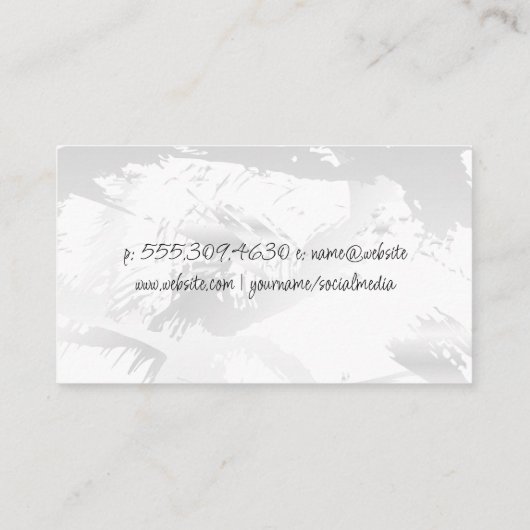 Luxury Gold Borhed Background Visitekaartje (Achterkant)