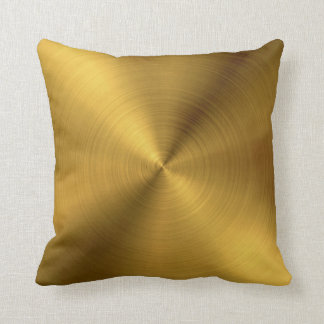 Luxury Gold Borhed Metal Texture 6 Kussen