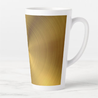 Luxury Gold Borhed Metal Texture 6 Latte Mok