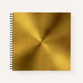 Luxury Gold Borhed Metal Texture 6 Notitieboek