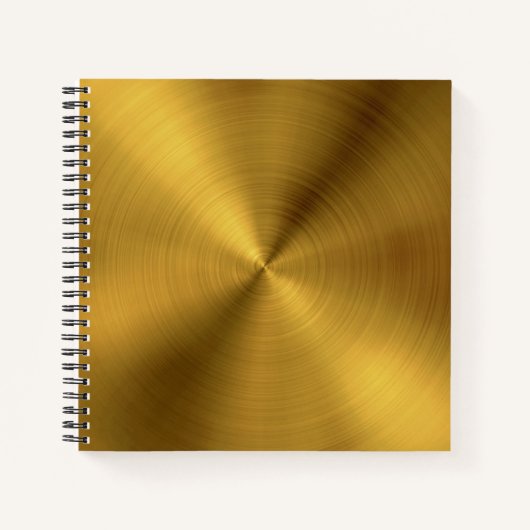 Luxury Gold Borhed Metal Texture 6 Notitieboek (Voorkant)