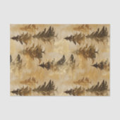 Luxury Gold & Bronze Metallic Christmas Tree  Tissuepapier (Voorkant)