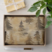 Luxury Gold & Bronze Metallic Christmas Tree  Tissuepapier (Geschenk)