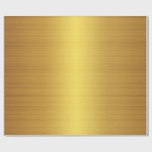 Luxury Gold Brushed Metal Texture 10 Cadeaupapier (Vlak)