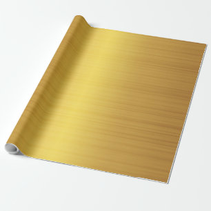 Luxury Gold Brushed Metal Texture 10 Cadeaupapier