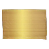 Luxury Gold Brushed Metal Texture 10 Kussensloop (Voorkant-Links)