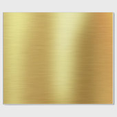 Luxury Gold Brushed Metal Texture 4 Cadeaupapier (Vlak)