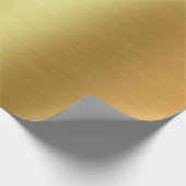 Luxury Gold Brushed Metal Texture 4 Cadeaupapier (Hoek)