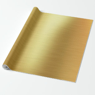 Luxury Gold Brushed Metal Texture 4 Cadeaupapier