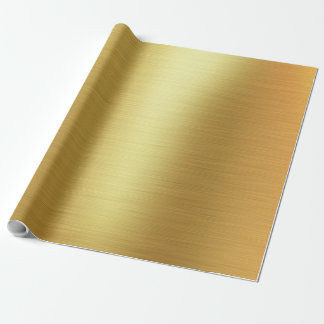 Luxury Gold Brushed Metal Texture 4 Cadeaupapier