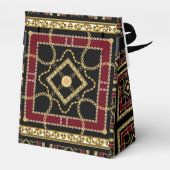 Luxury Gold Chain Baroque Elegant Vintage Design Bedankdoosjes (Achterkant)