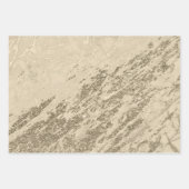 Luxury Gold Champagne Glitter Marble Customize Inpakpapier Vel (Voorkant 3)