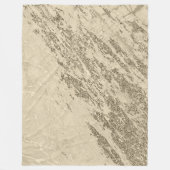 Luxury Gold Champagne Glitter Marble Fleece Deken (Voorkant)