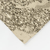 Luxury Gold Champagne Glitter Marble Fleece Deken (Hoek)