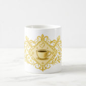 Luxury Gold Coffee Mug: Royal Ornamentation Koffiemok (Center)