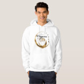 Luxury Gold Confetti Milestone Celebration Pullove Hoodie (Voorkant volledig)