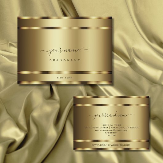 Luxury Gold Effect Professional en Glamoureus Visitekaartje