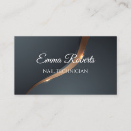 Luxury Gold Elegant Business Card | Modern Minimal Visitekaartje