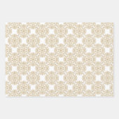 Luxury Gold en White Inpakpapier Vel (Voorkant 3)