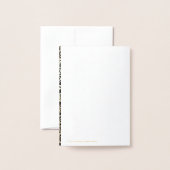 Luxury Gold Foil Black kerstfeestjes Folie Kaarten (Met envelop)