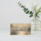 Luxury Gold Foil Professional Visitekaartje (Staand voorkant)