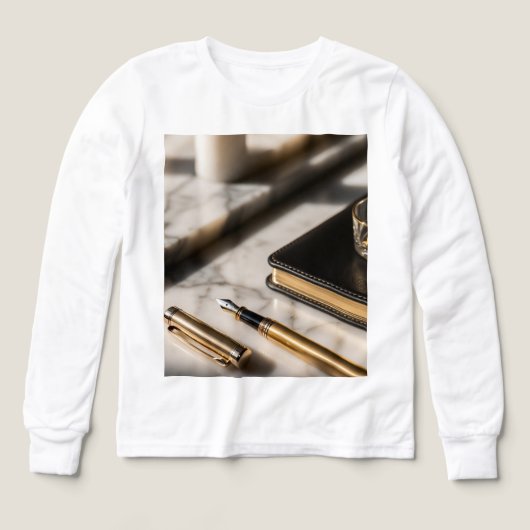 Luxury Gold Fountain Pen Desk! (Voorkant)