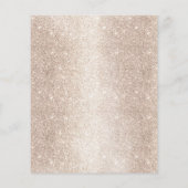 Luxury Gold Geometric Pattern Cleaning Service Flyer (Achterkant)