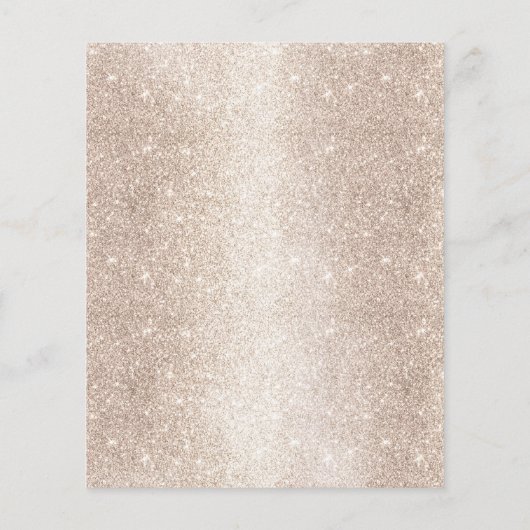 Luxury Gold Geometric Pattern Cleaning Service Flyer (Achterkant)